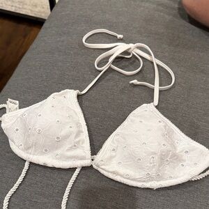 ASOS White Bikini Top